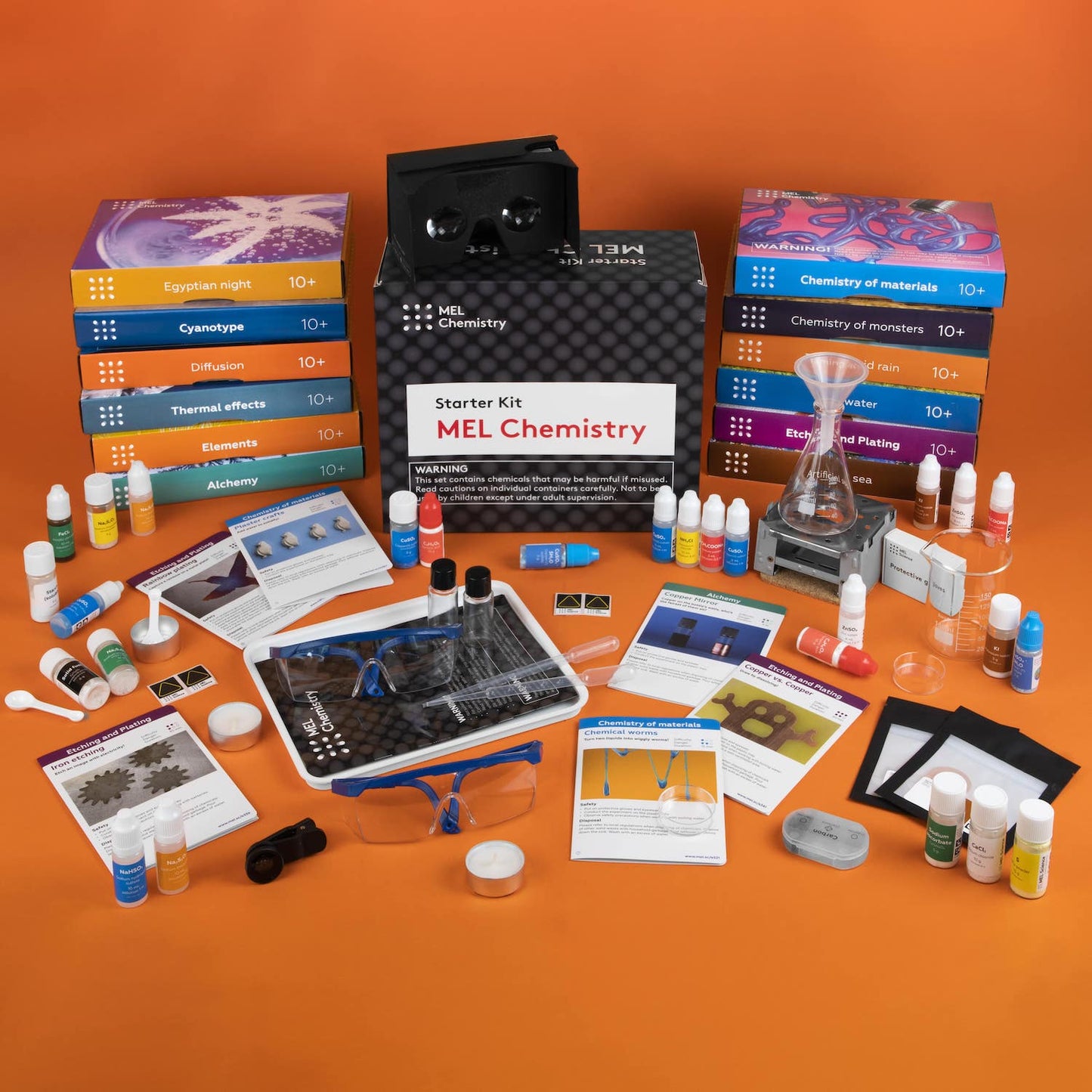 12-kit subscription. Chemistry. Ages 10–16+